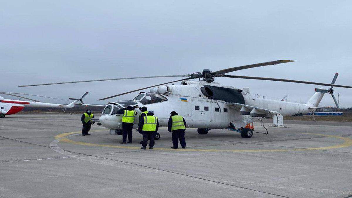 У Запоріжжі випробували гелікоптери з українськими лопатями: відео У Запоріжжі випробували гелікоптери з українськими лопатями: відео