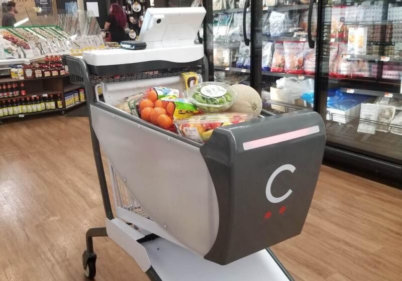 В США создали "умную" тележку для покупок в супермаркете: интересные технологии