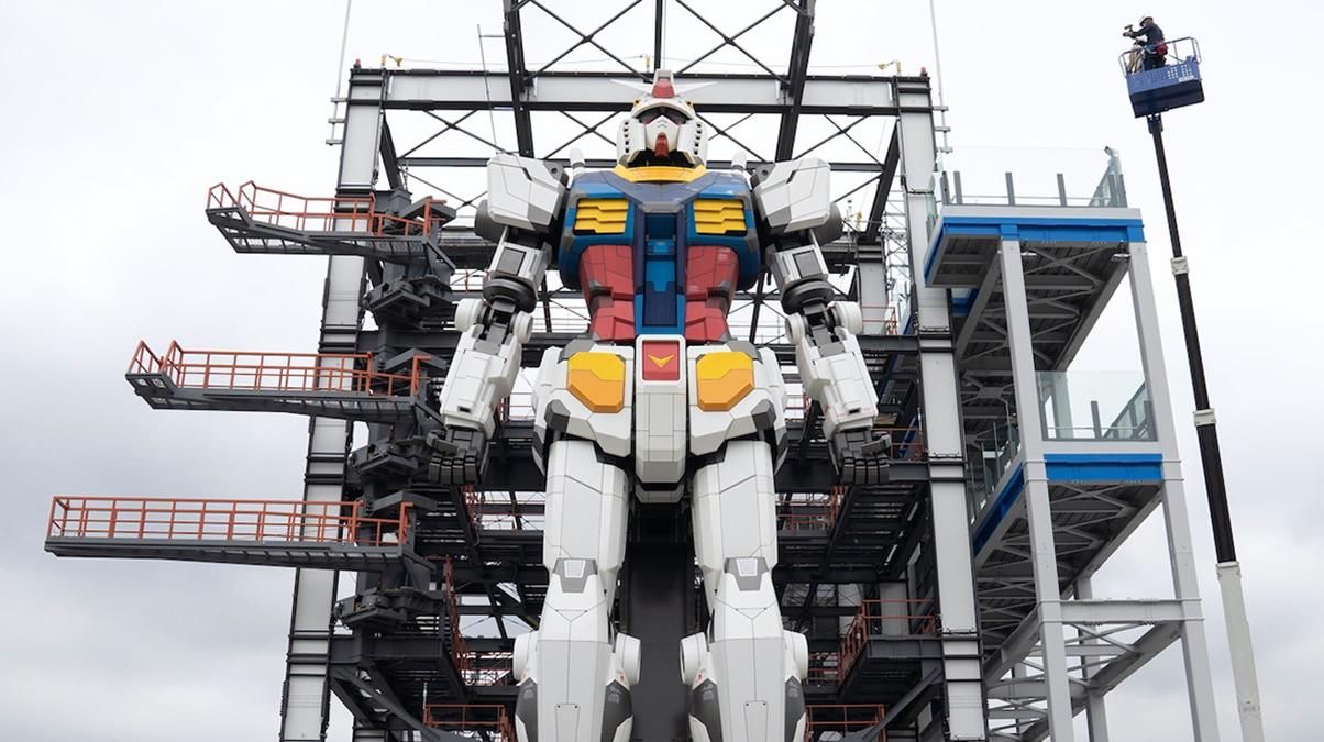 18-метрового робота с аниме тестируют в Японии: видео