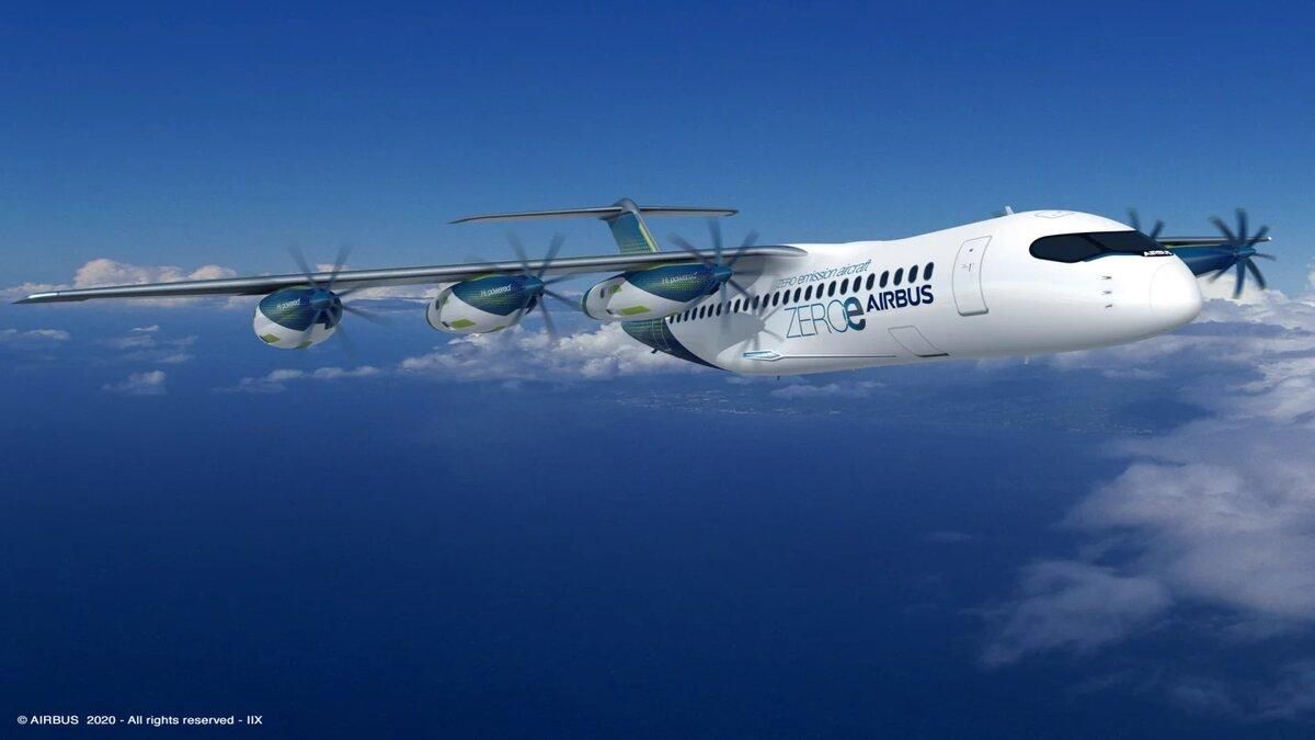 Airbus розробить знімні водневі силові двигуни для літаків: деталі