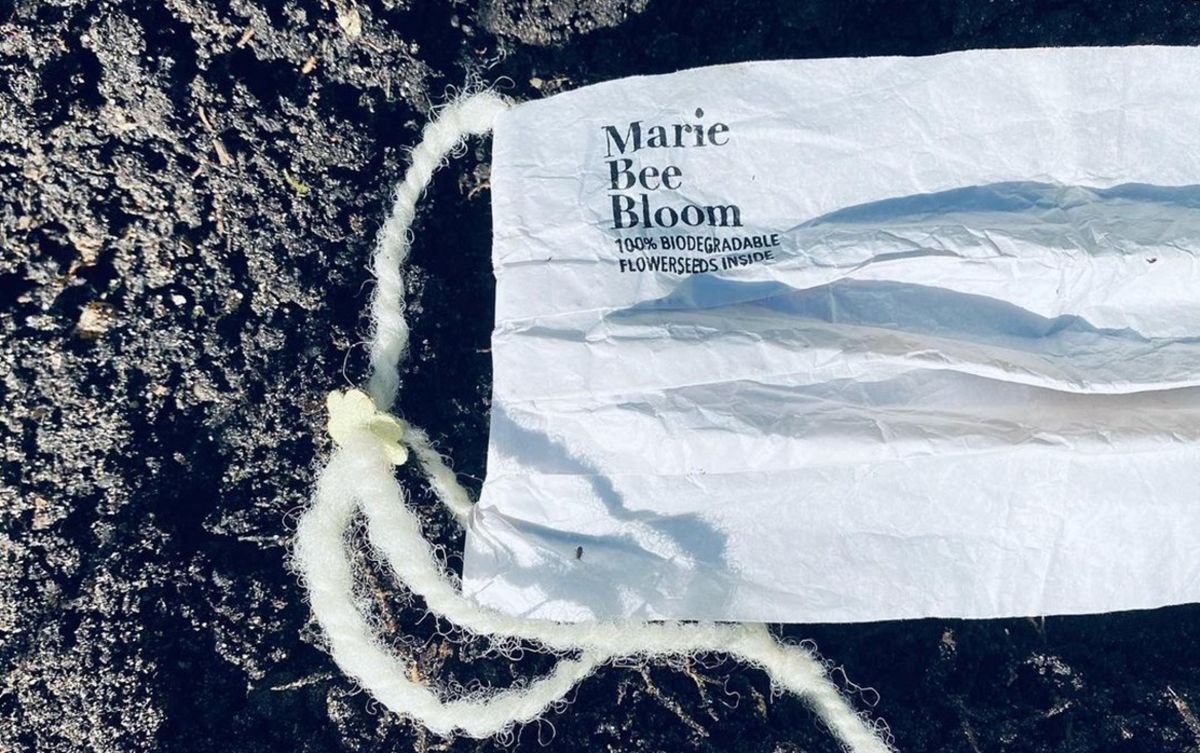 Создали маску, с которой после использования прорастают цветы Создали маску, с которой после использования прорастают цветы