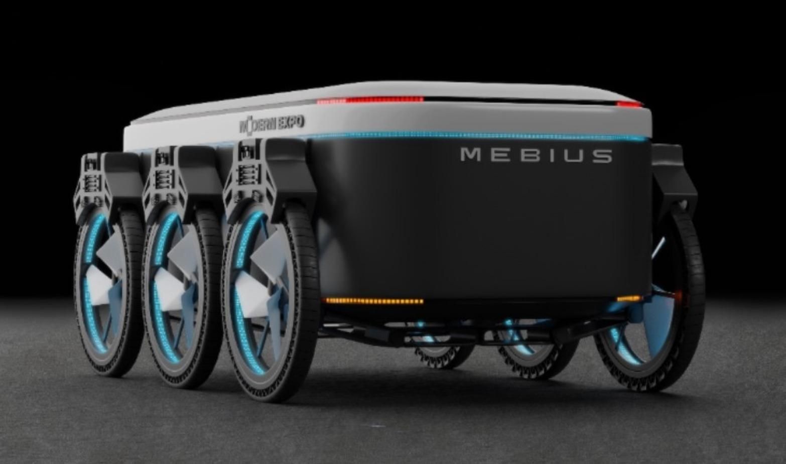 Украинцы представили концепт робота-курьера Mebius: видео