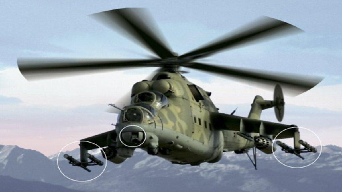 В Україні розробили новітню систему управління зброєю вертольота