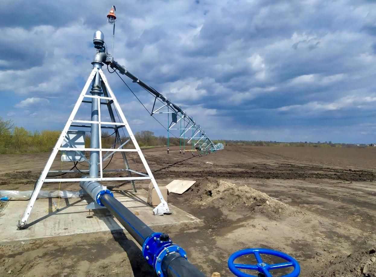 На Николаевщине строят первую в Украине двукрылую оросительную систему