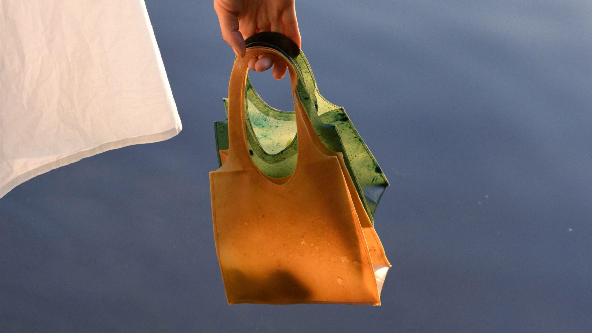 В Германии создали экологические сумки из фруктовой кожуры 