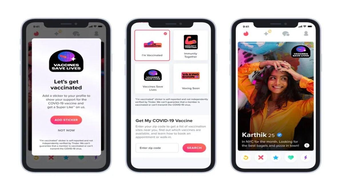 Приложения для знакомств обещают премиум-функции вакцинированным Приложения для знакомств обещают премиум-функции вакцинированным