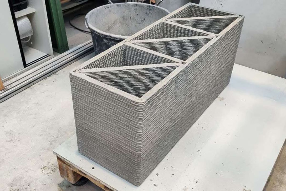 Бетон зі сміттєвого скла, який можна використовувати у 3D-будівництві Бетон зі сміттєвого скла, який можна використовувати у 3D-будівництві