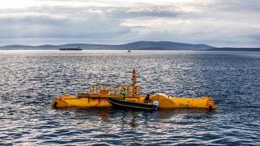 Шотландці випробовують генератор, який переробляє енергію морських хвиль