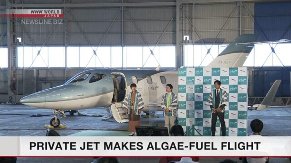 В Японии самолет совершил полет на инновационном топливе