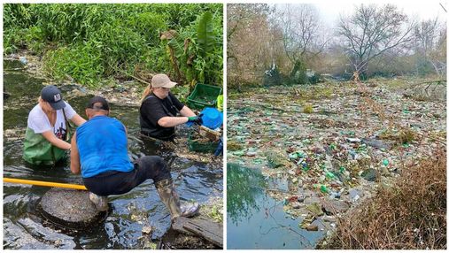 Зібрали 70 тонн сміття: на Харківщині волонтери рятують річку від екологічної катастрофи