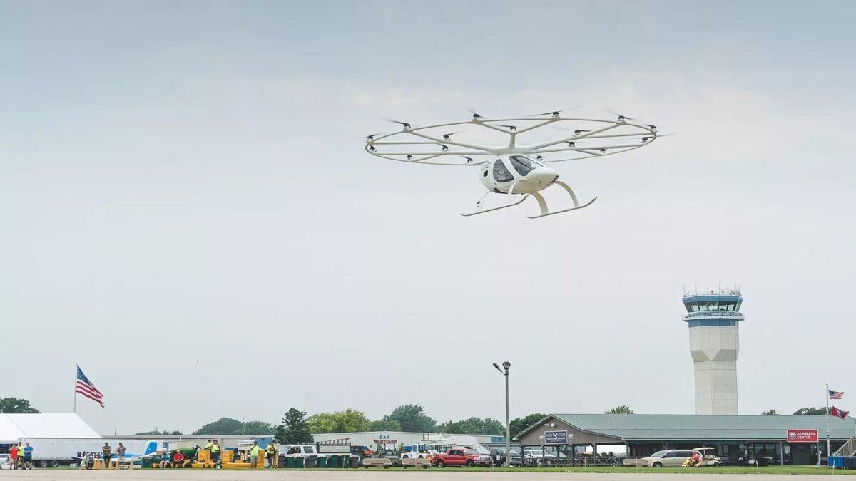 Volocopter совершил первый публичный полет своего воздушного такси: мощное видео - Инновации