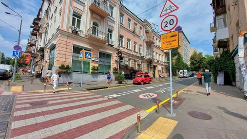 У Києві запустили спільний рух транспорту та велосипедів на ще одній вулиці