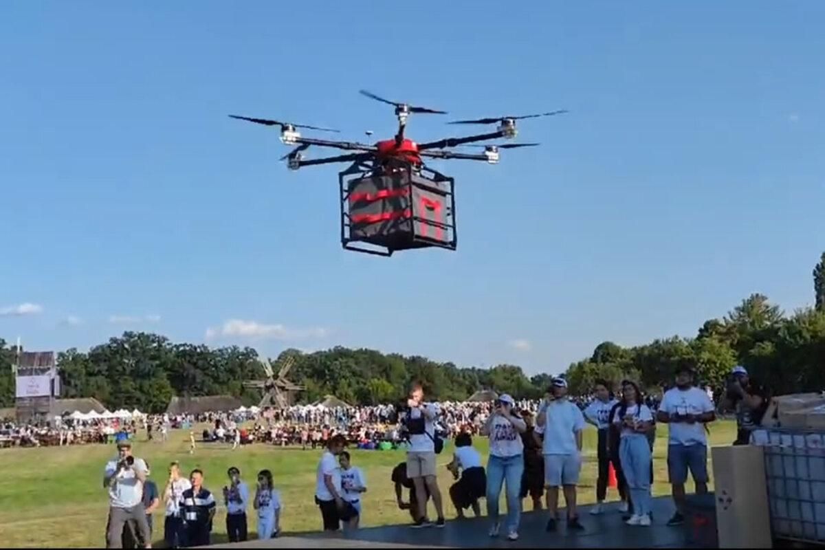 Тестовый полет дрона BetterFly Тестовый полет дрона BetterFly