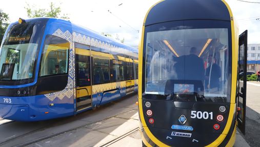 Київ отримав 4 нові трамваї: що про них відомо