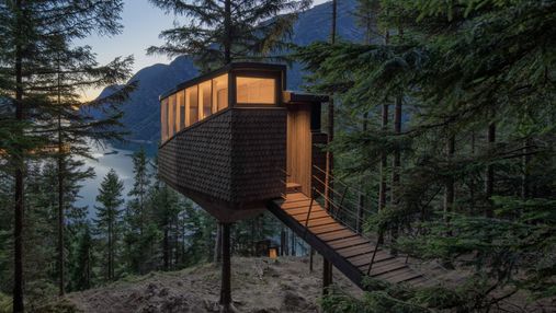 В Норвегии построили отель на деревьях: впечатляющие фото