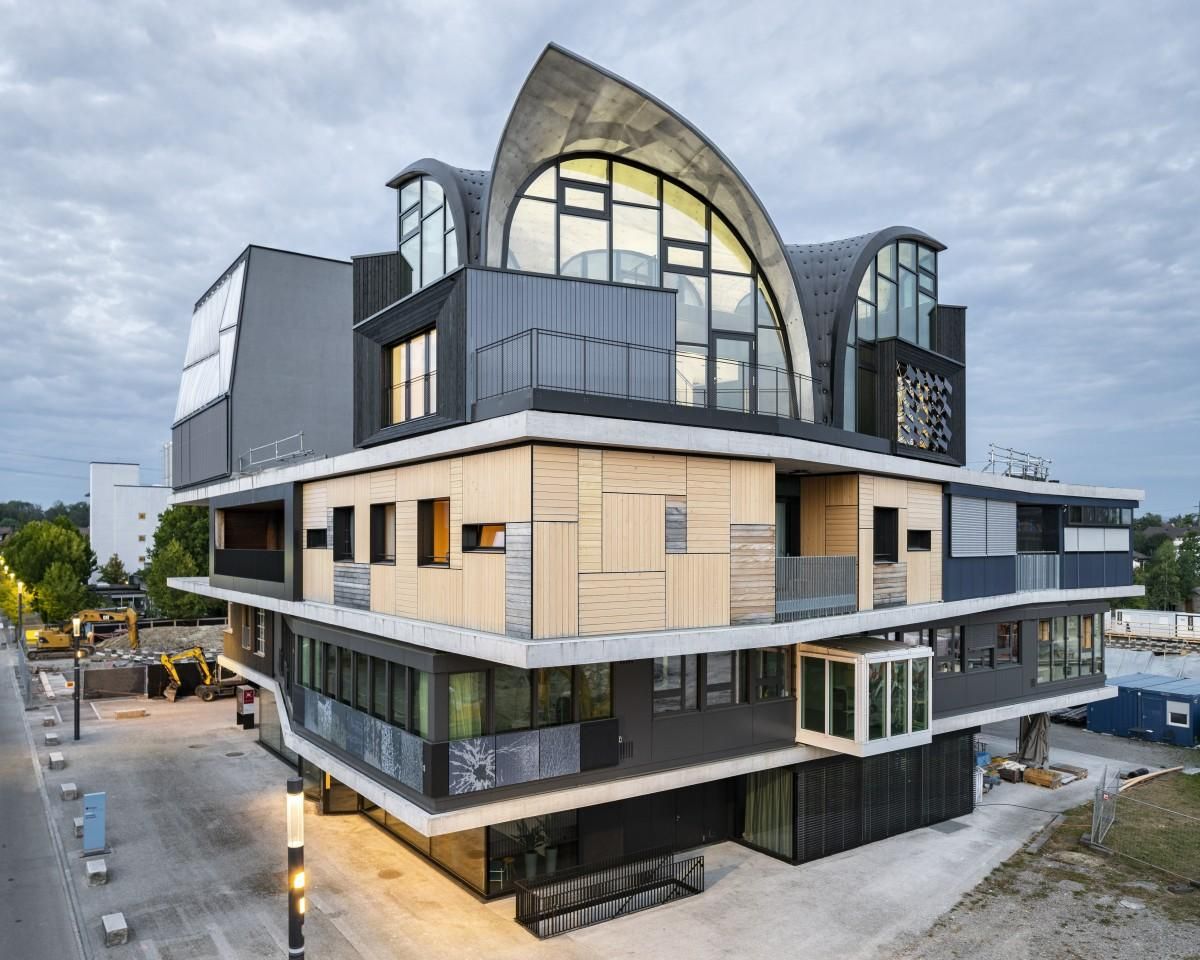 Инновационные методы строительства: в Швейцарии показали здание HiLo, что снижает выбросы CO2 - Инновации