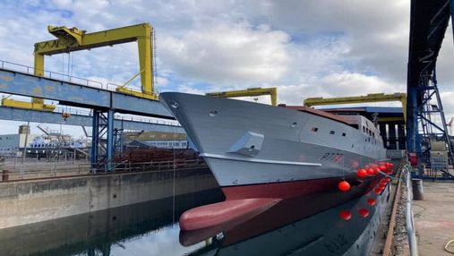 Во Франции спустили на воду первое патрульное судно нового поколения для ВМС